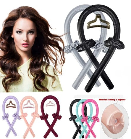 Glovira Dream Curls — Silk Overnight Curling Set