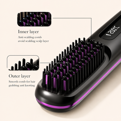 Glovira Smoothing Heat Brush